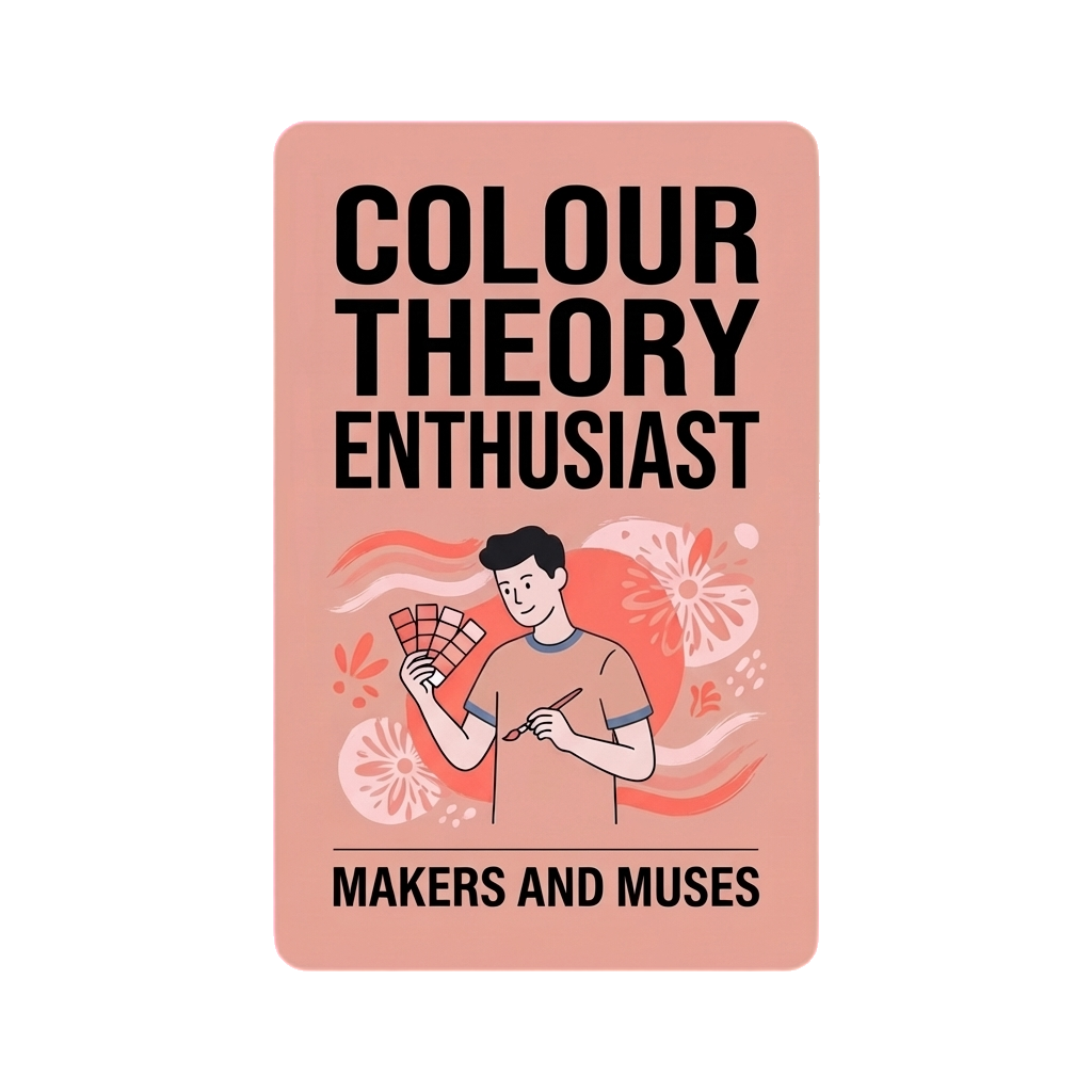 Colour Theory Enthusiast vibe card – gifts for design lovers who notice undertones and live for bold, considered colour