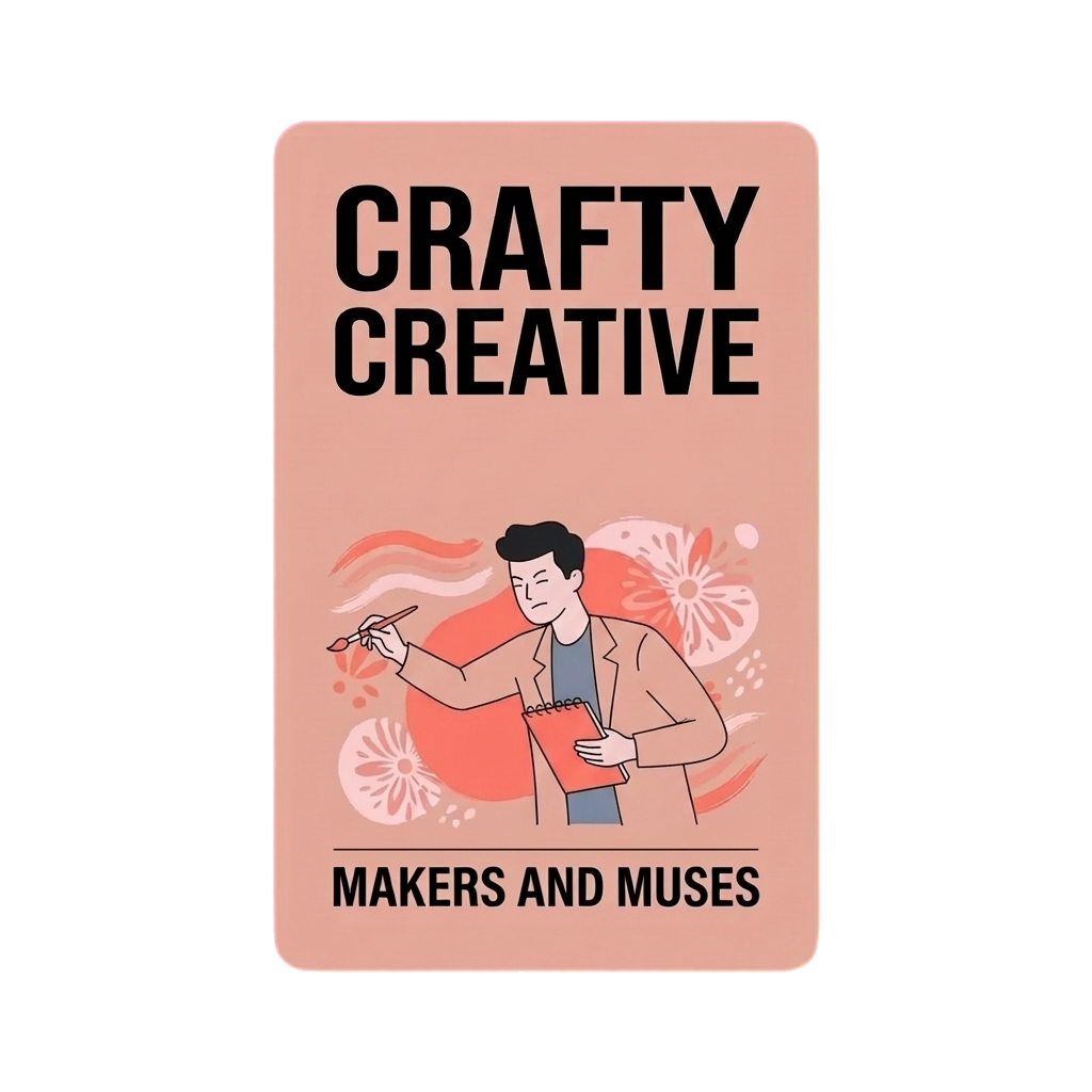 Crafty Creative vibe card – gifts for creative people who always have a project on the go