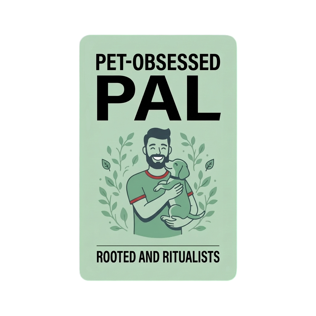 Pet-Obsessed Pal vibe card – gifts for dog and cat lovers who buy birthday gifts for their pet and talk about them like children